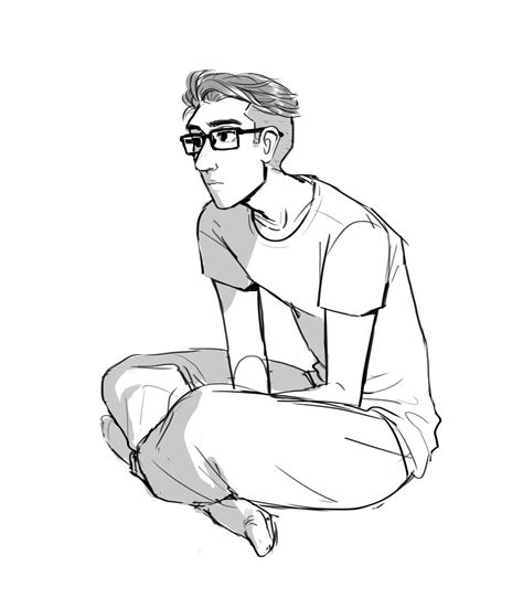 cross legged pose reference